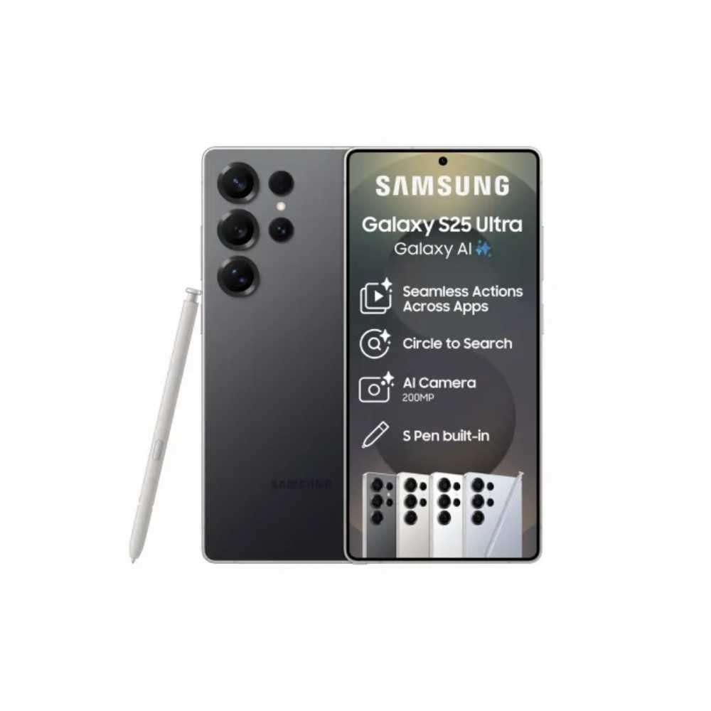 SAMSUNG S25 ULTRA TITANIUM BLACK