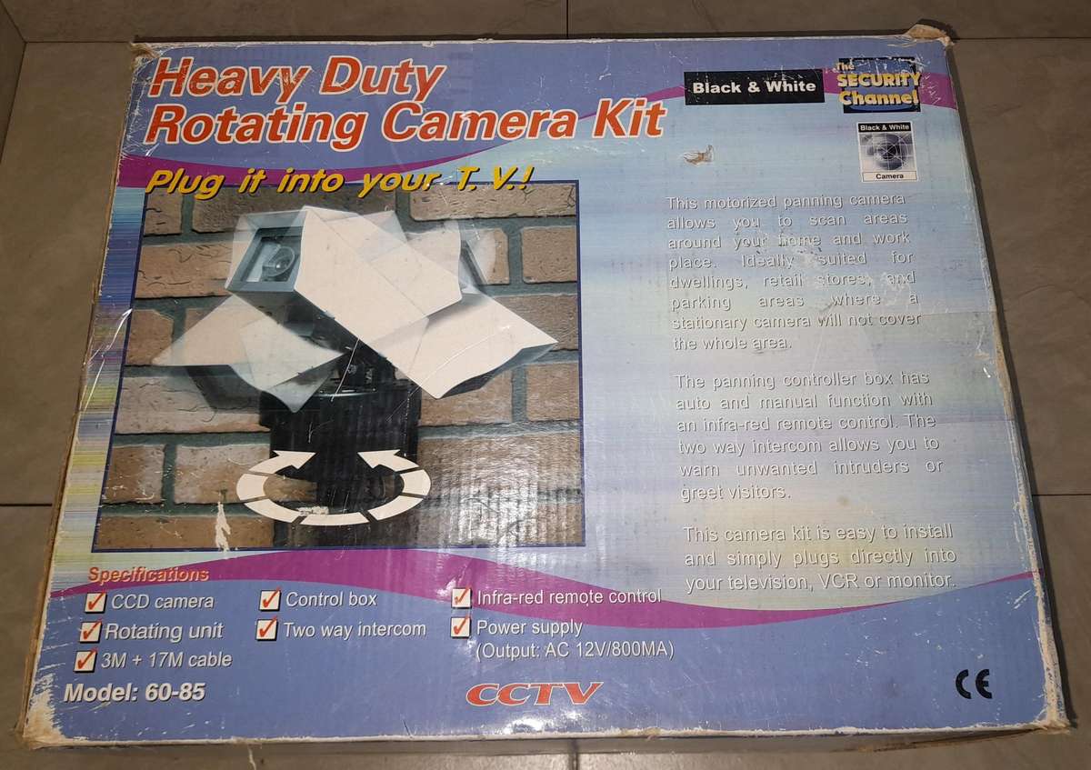 Heavy Duty Rotating CCTV Camera Kit