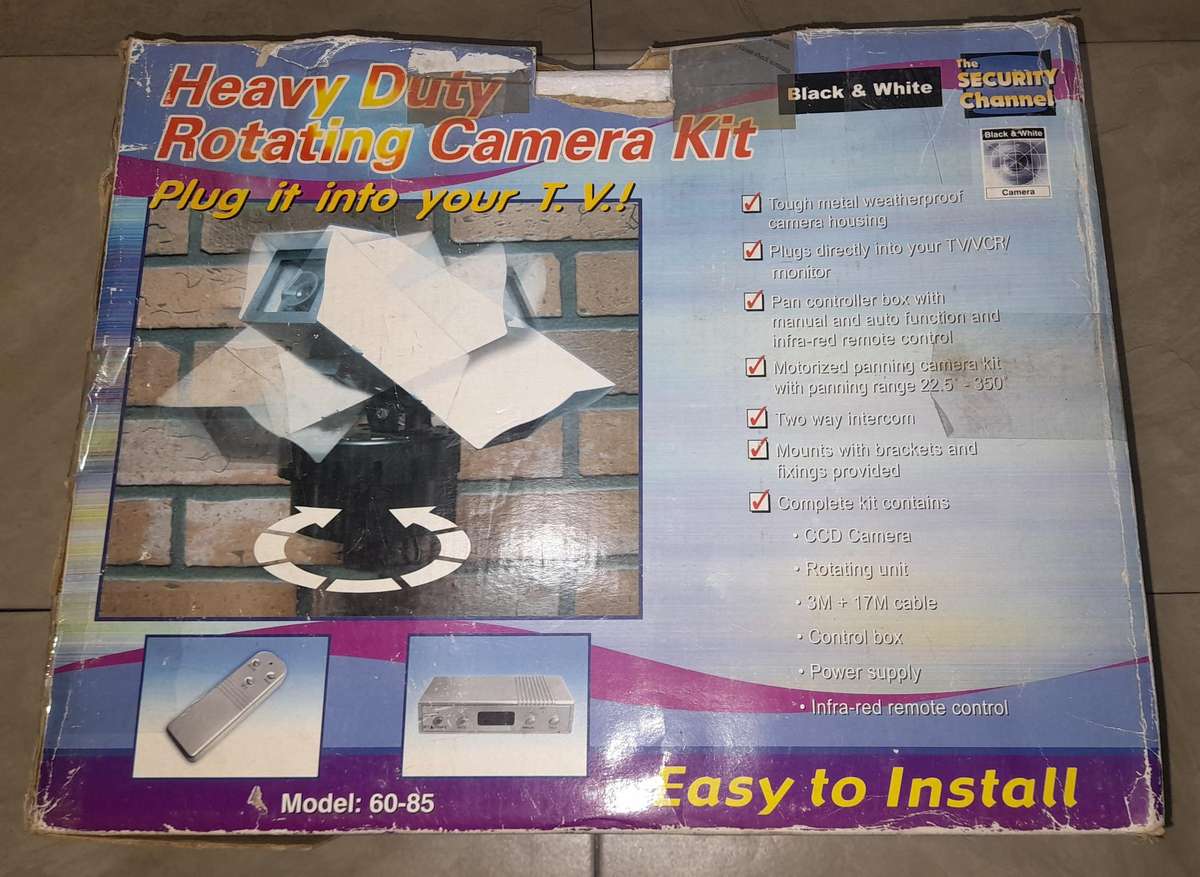 Heavy Duty Rotating CCTV Camera Kit