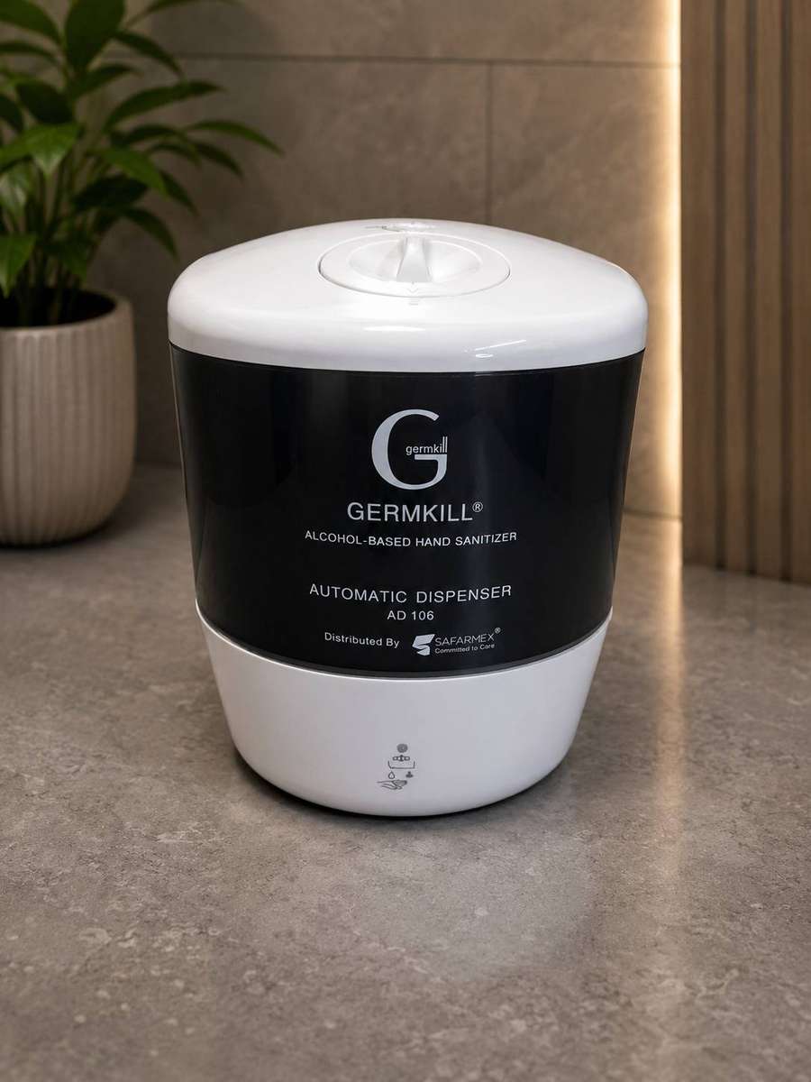 Germkill Automatic Hand Sanitiser/Soap Dispenser 1L Touch-Free Wall Mounted