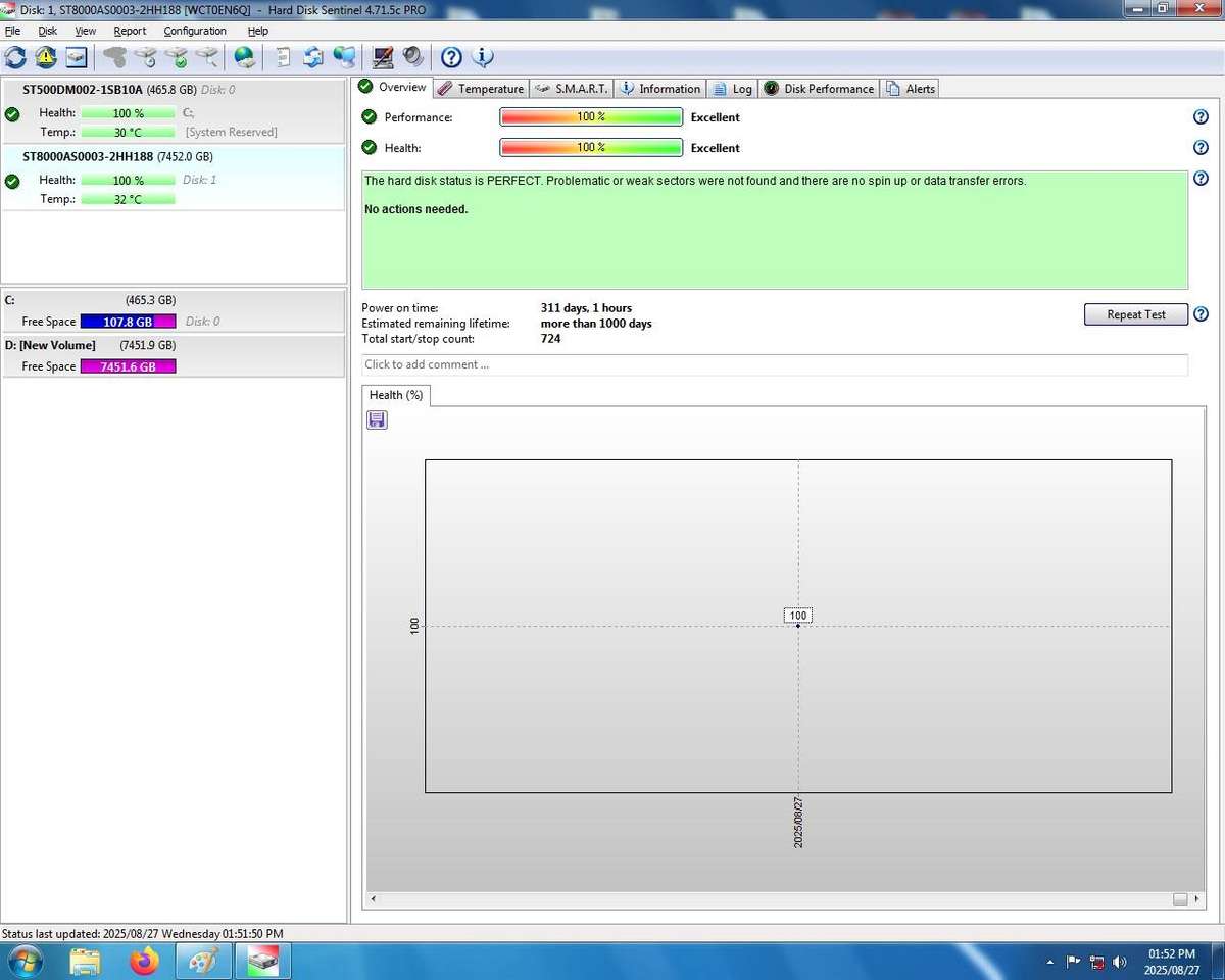 Seagate 8TB Exos 5E8 256MB Cache 5400RPM SATA 6Gb/s HDD