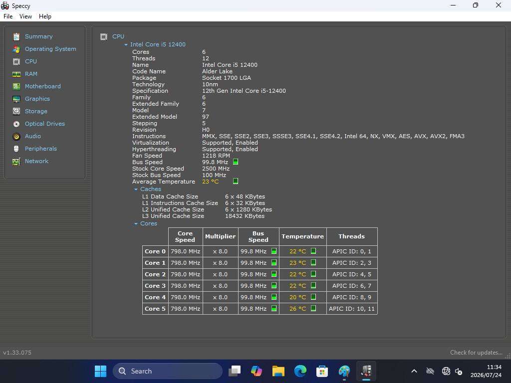 12th Gen Intel Core i5-12400 & MSI PRO H610M-E Combo Kit