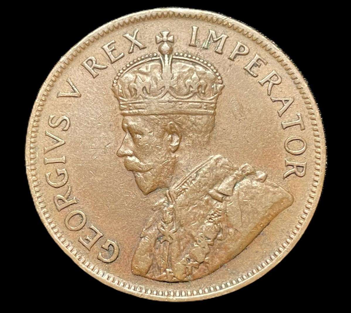 Scarce 1926 SA Union 1 penny coin - Higher grade coin