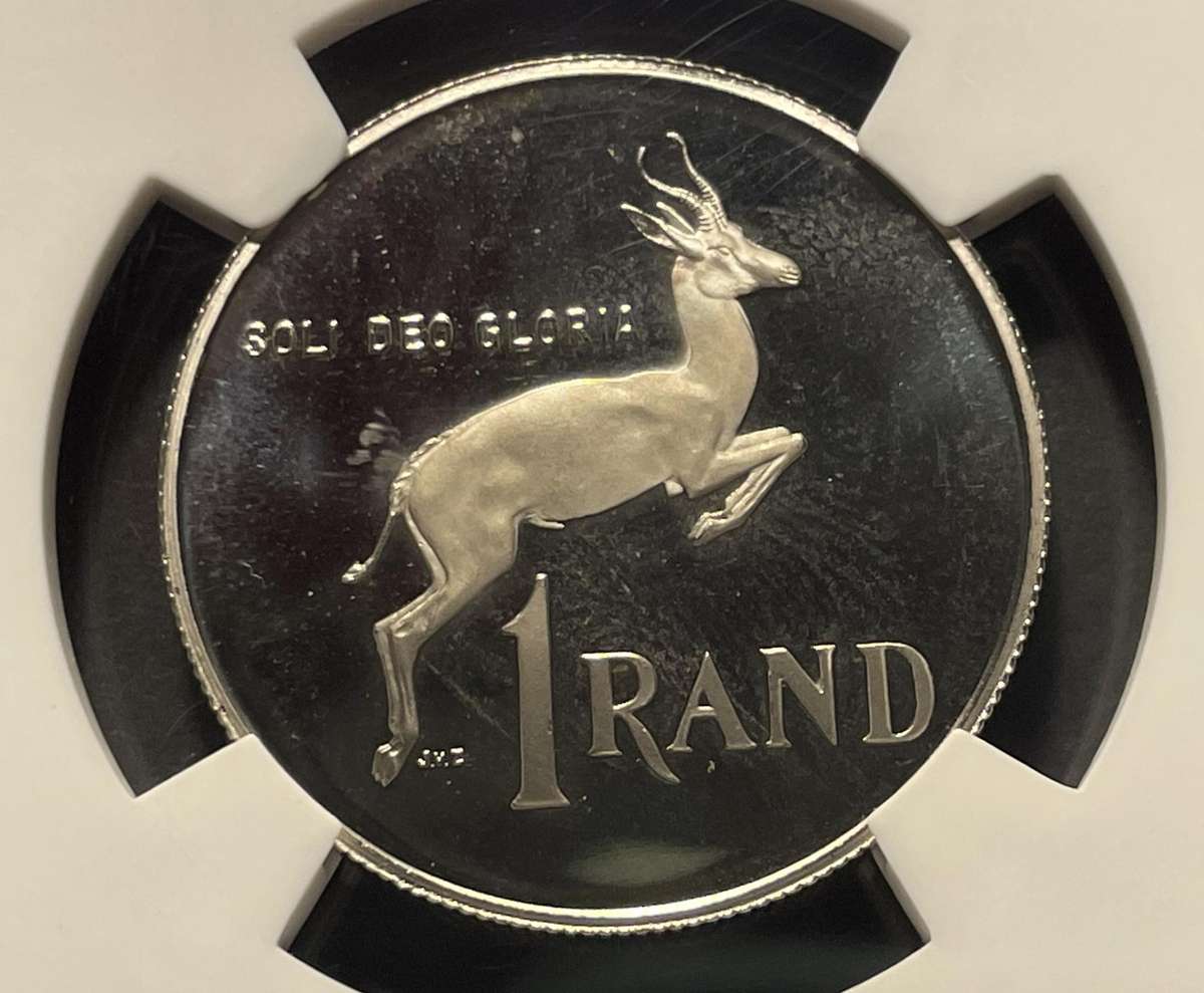 1986 RSA 1 Rand Coin - PF69 Graded by SANGS