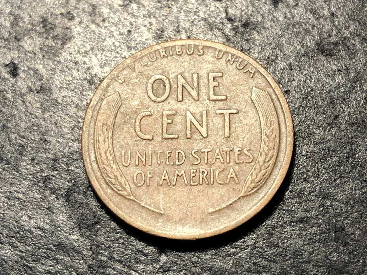 1915 American Wheat penny (1 cent) Bronze coin - No mintmark