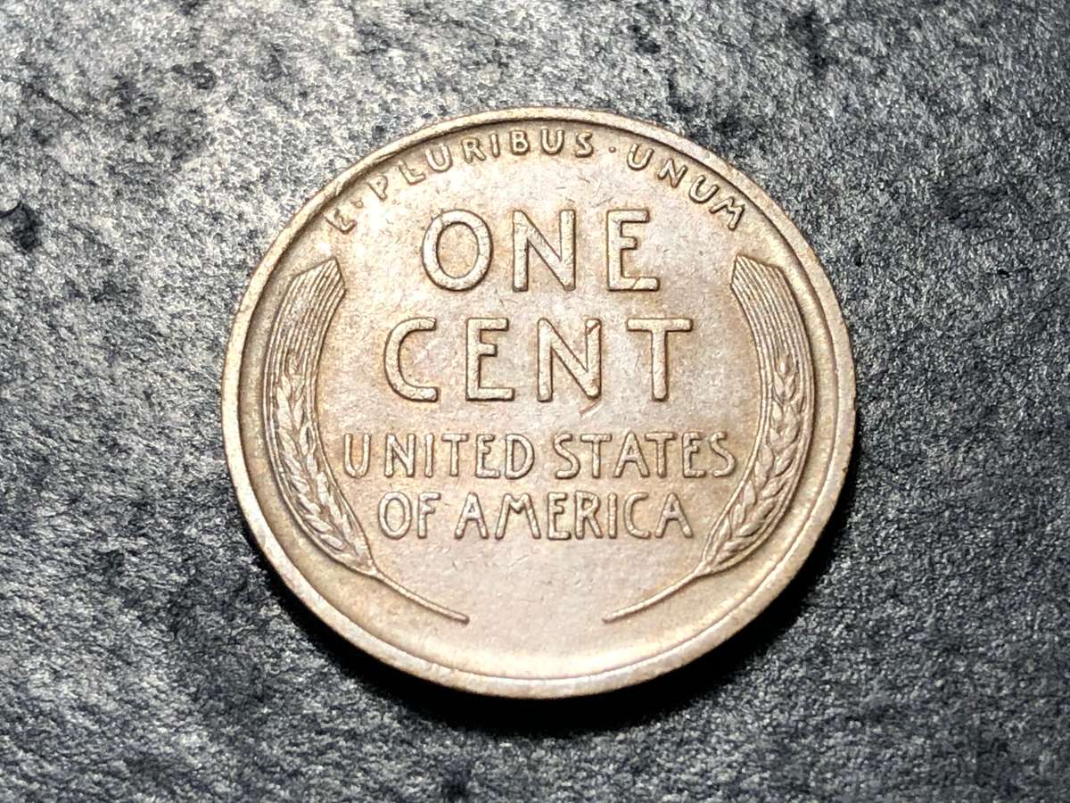1916 American Wheat penny (1 cent) Bronze coin - High grade - No mintmark