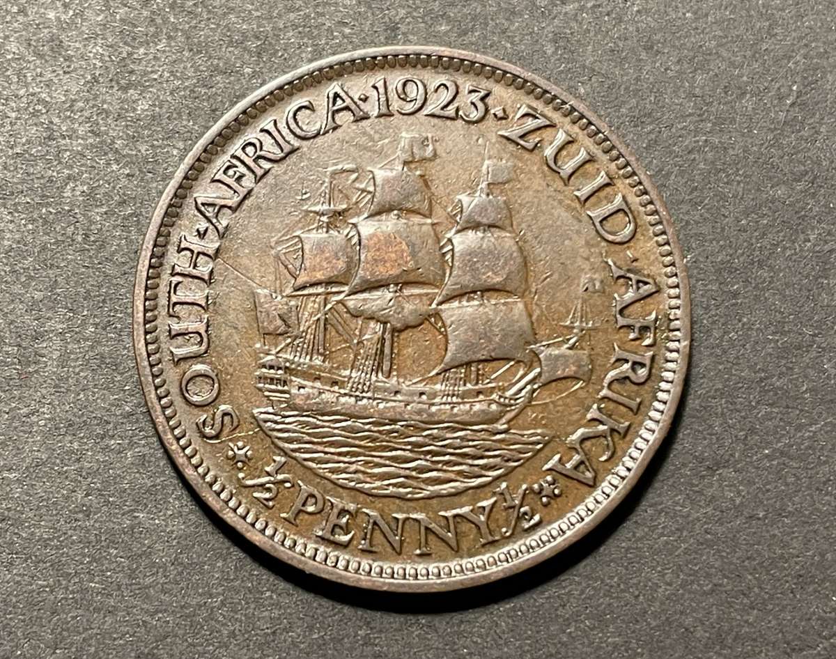 Complete set of SA Union ½ penny coins from 1923 to 1960 - Some are in a very good condition