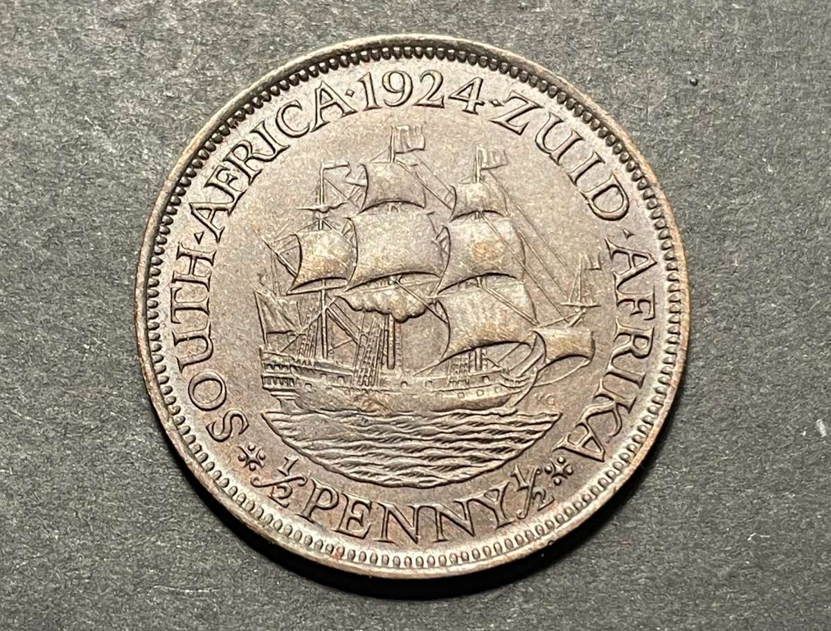 Complete set of SA Union ½ penny coins from 1923 to 1960 - Some are in a very good condition