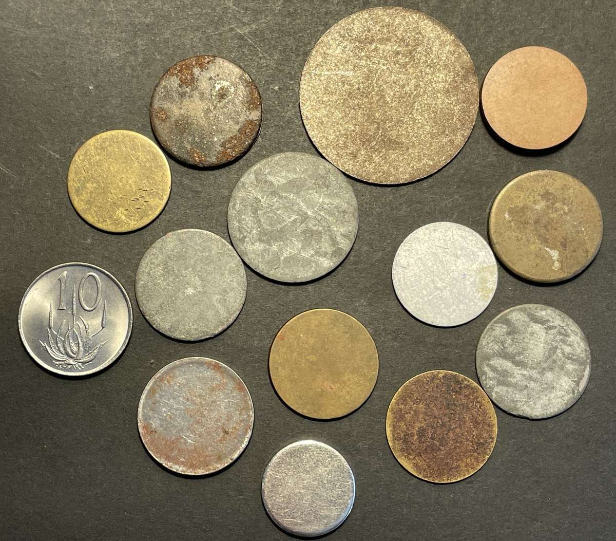 Unusual Collection of assorted blanks (Error coins) - Sold as a lot.