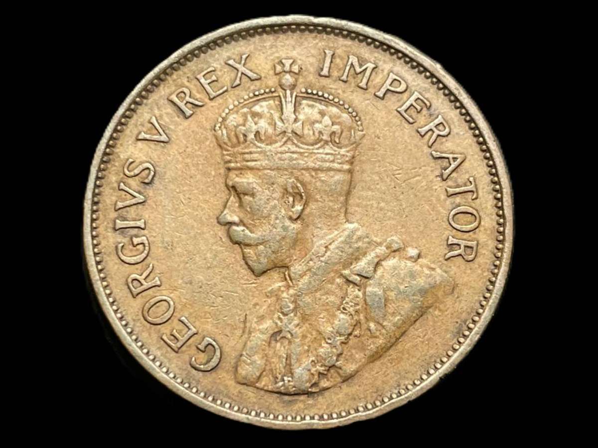 Scarce 1936 SA Union ½ penny coin