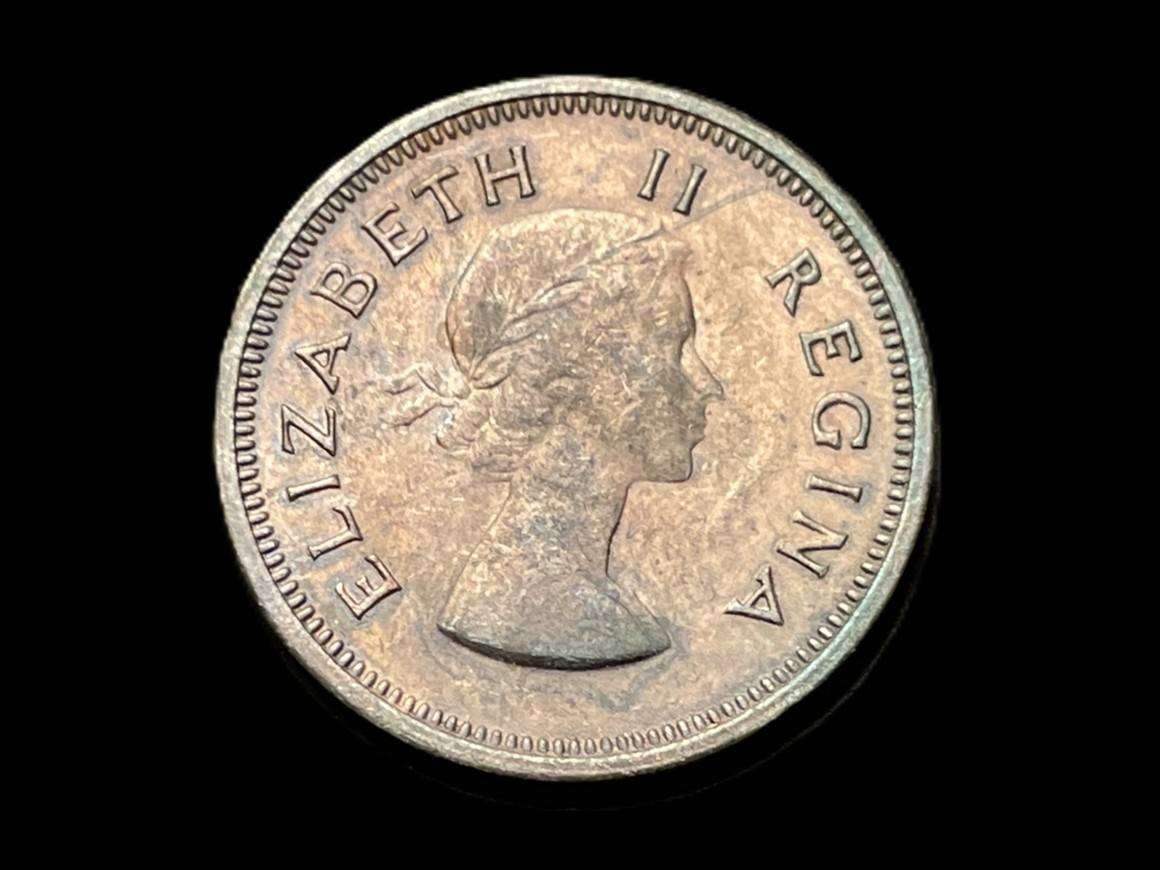 1959 SA Union ¼ penny coin