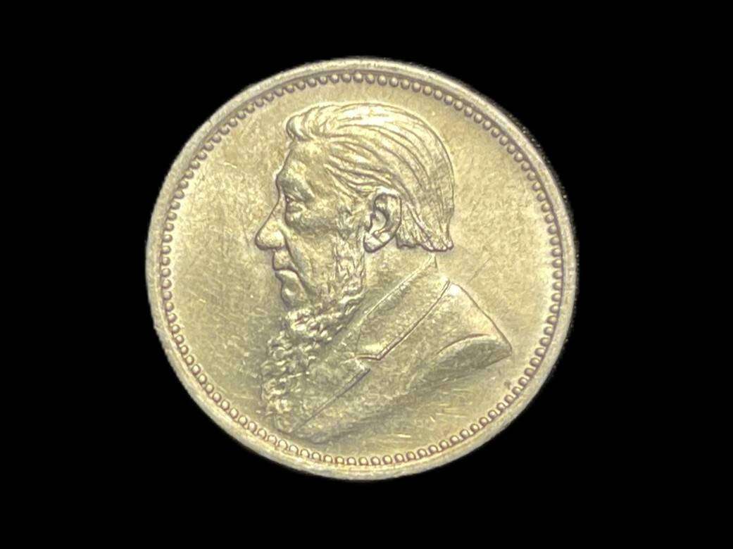 Very nice 1896 ZAR silver 3 pence coin - Excellent condition