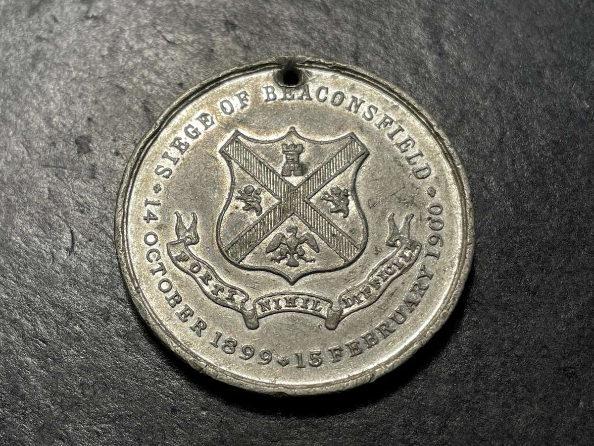 Rare 1900 Siege of Beaconsfield children's medal - Laidlaw 0188 (Catalogue value $180)