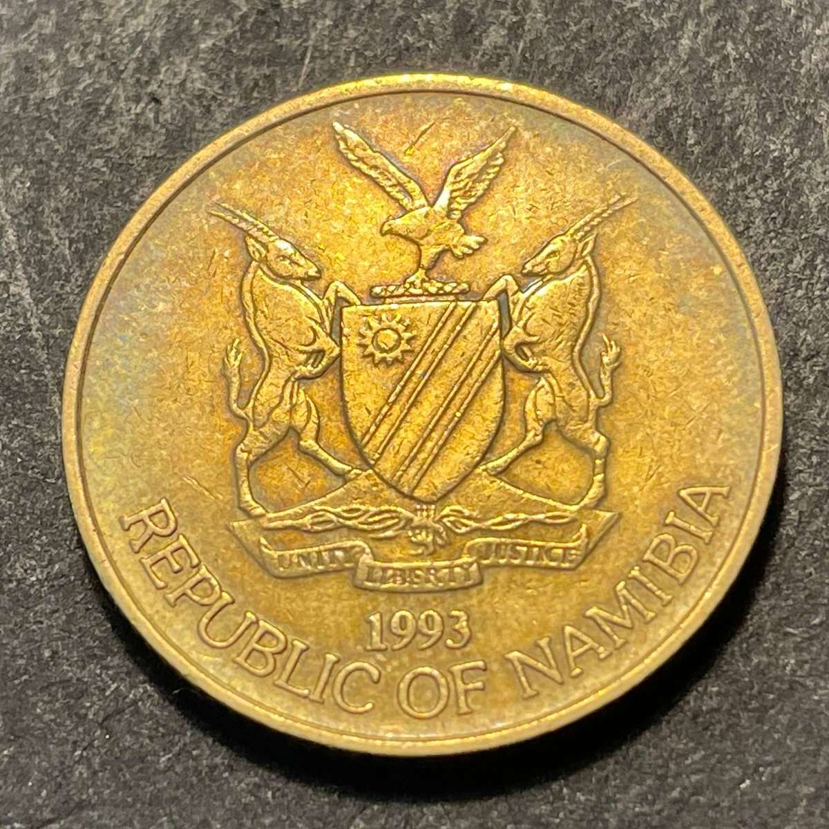 1993 Republic of Namibia 1 dollar coin