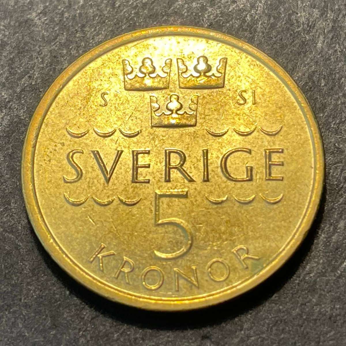 2016 Sweden 5 kronor coin - King Carl XVI Gustaf