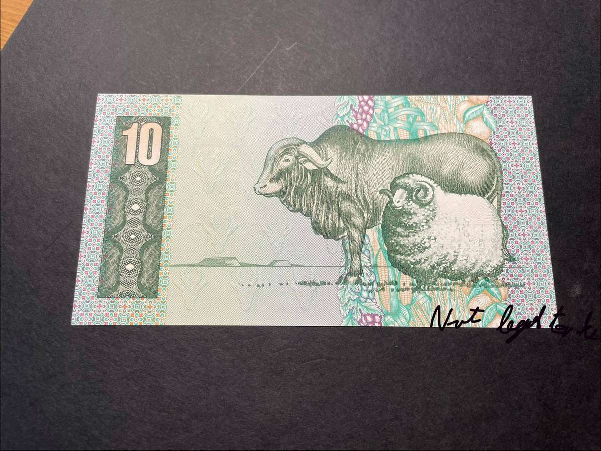 Excellent 1985 South Africa GPC de Kock third issue 10 rand banknote