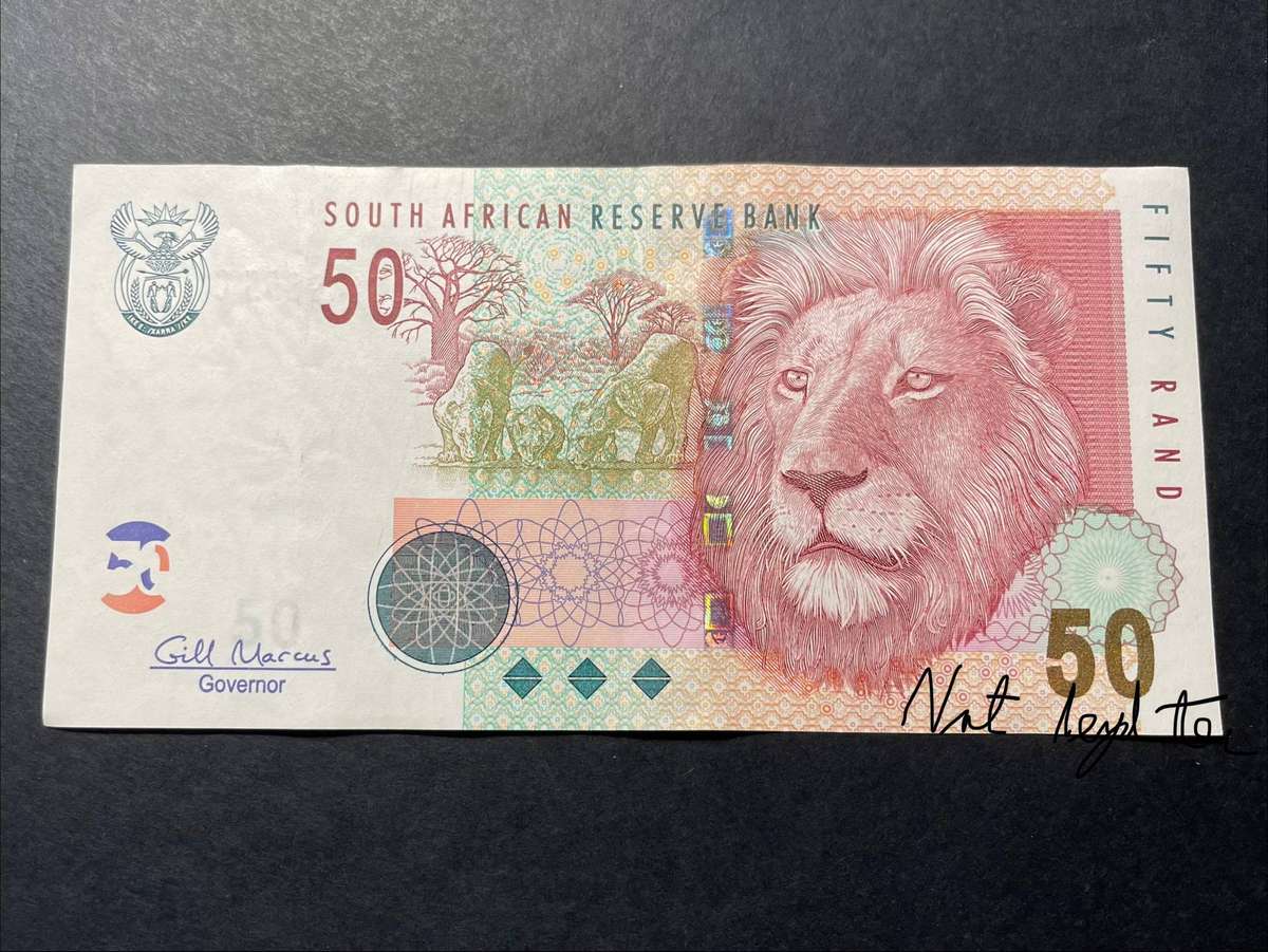 Gill Marcus 1st issue R50 South African banknote - Very good condition