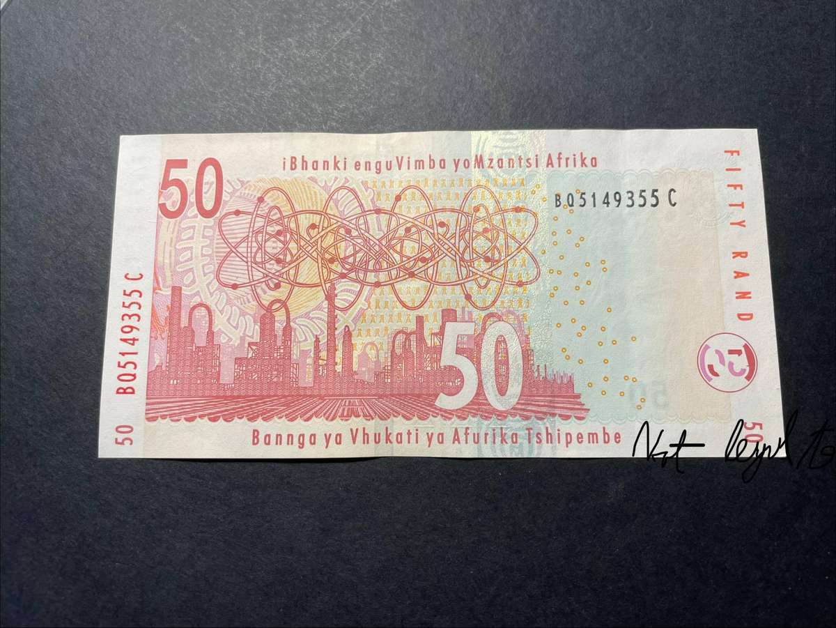 Gill Marcus 1st issue R50 South African banknote - Very good condition