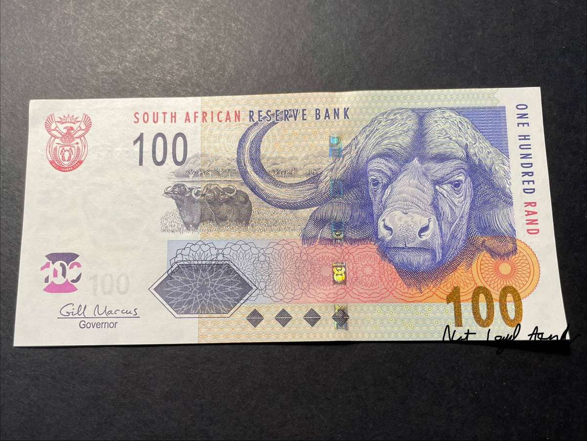 Gill Marcus 1st issue R100 South African banknote - Very good condition