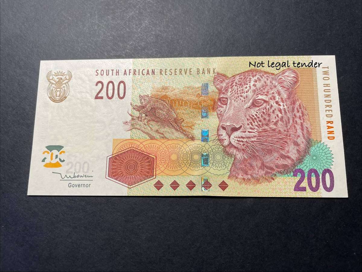 Excellent TT Mboweni 2nd issue R200 banknote - Crisp UNC condition