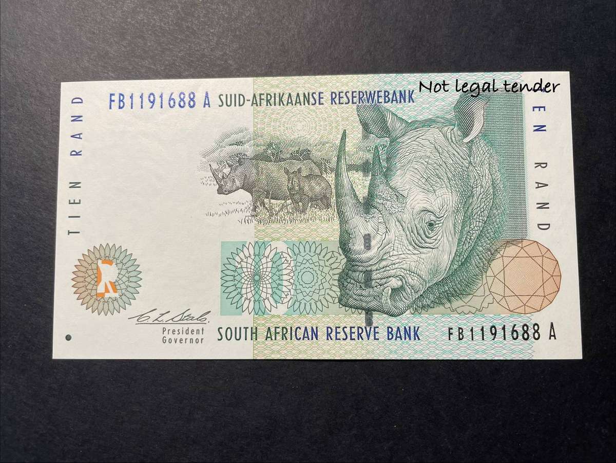 Excellent CL Stals 2nd issue R10 banknote - Crisp UNC condition