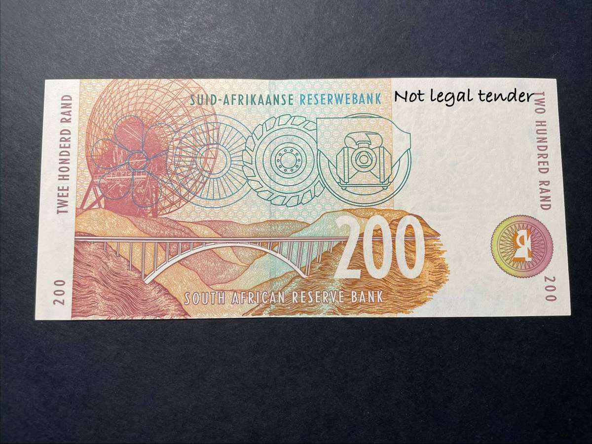 Excellent CL Stals 2nd issue R200 banknote - Crisp UNC condition