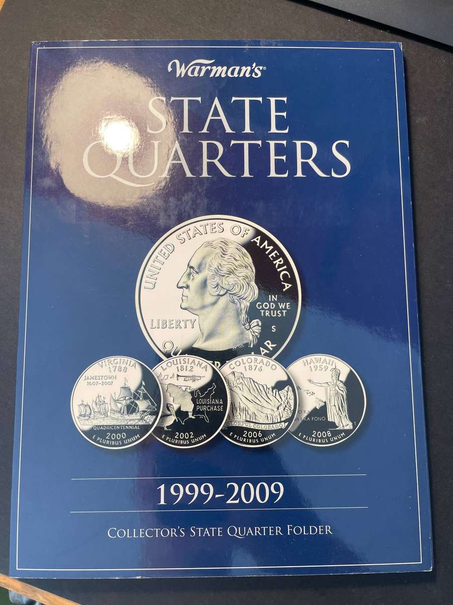 American 50 state quarter dollar set coin folder - As per photos