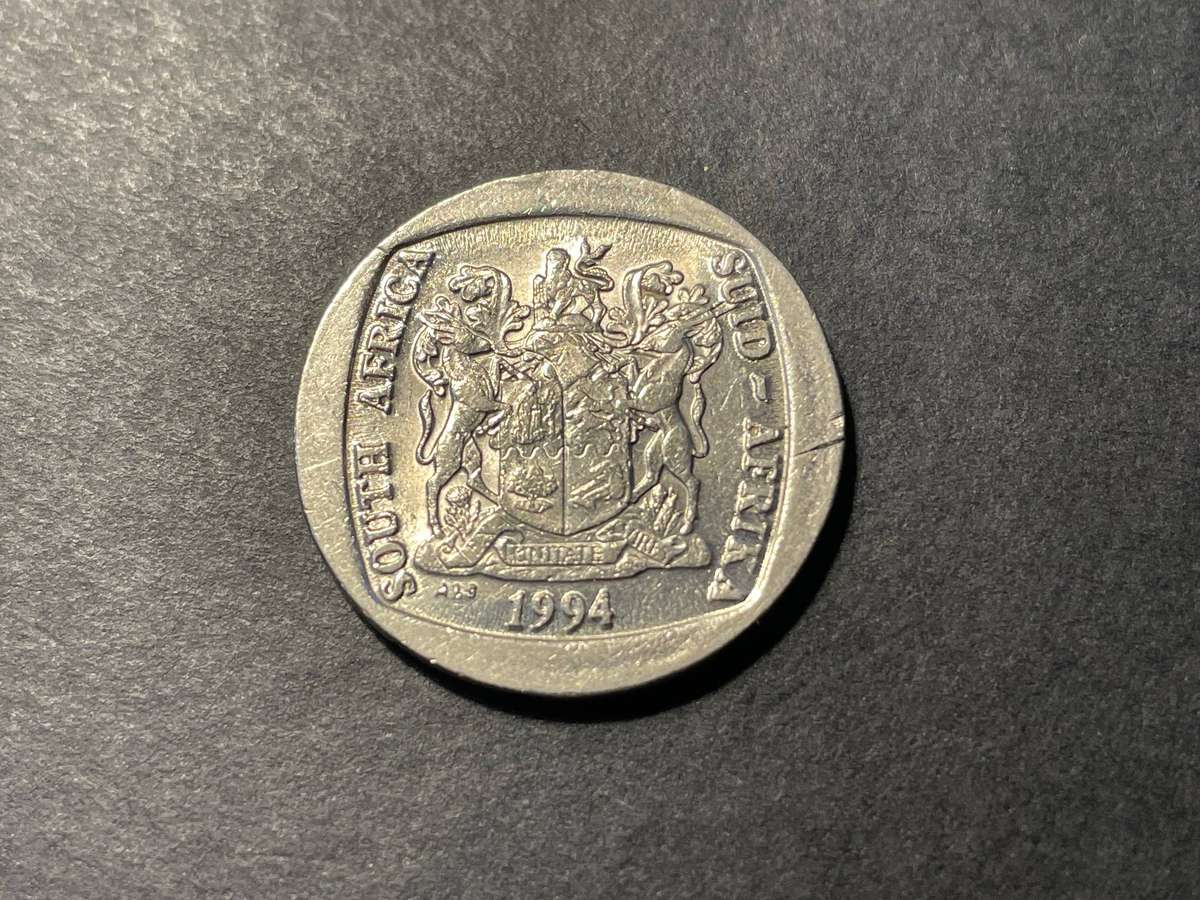 1994 Presidential inauguration R5 coin - As per photo
