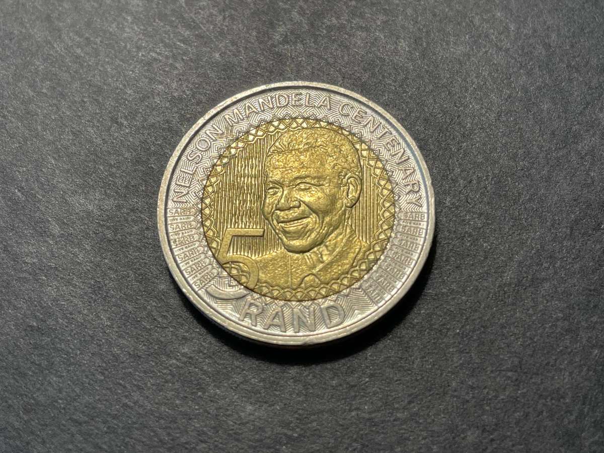 2018 Mandela's 100th birthday commemorative R5 coin