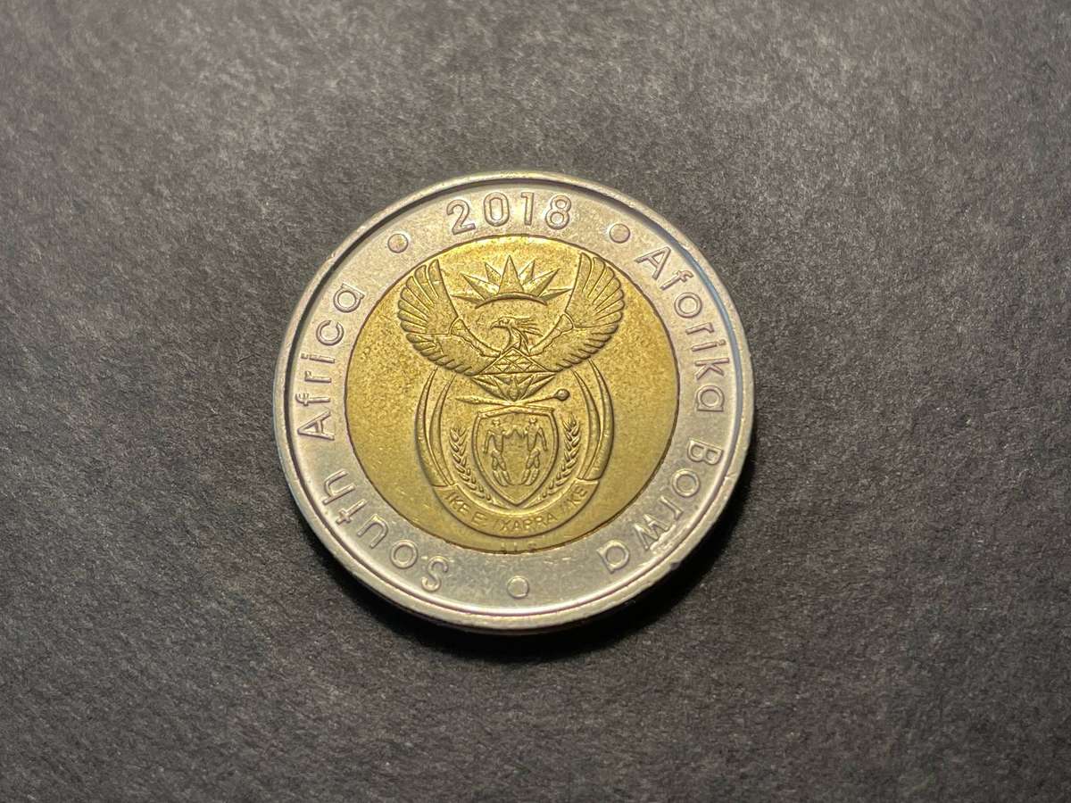 2018 Mandela's 100th birthday commemorative R5 coin