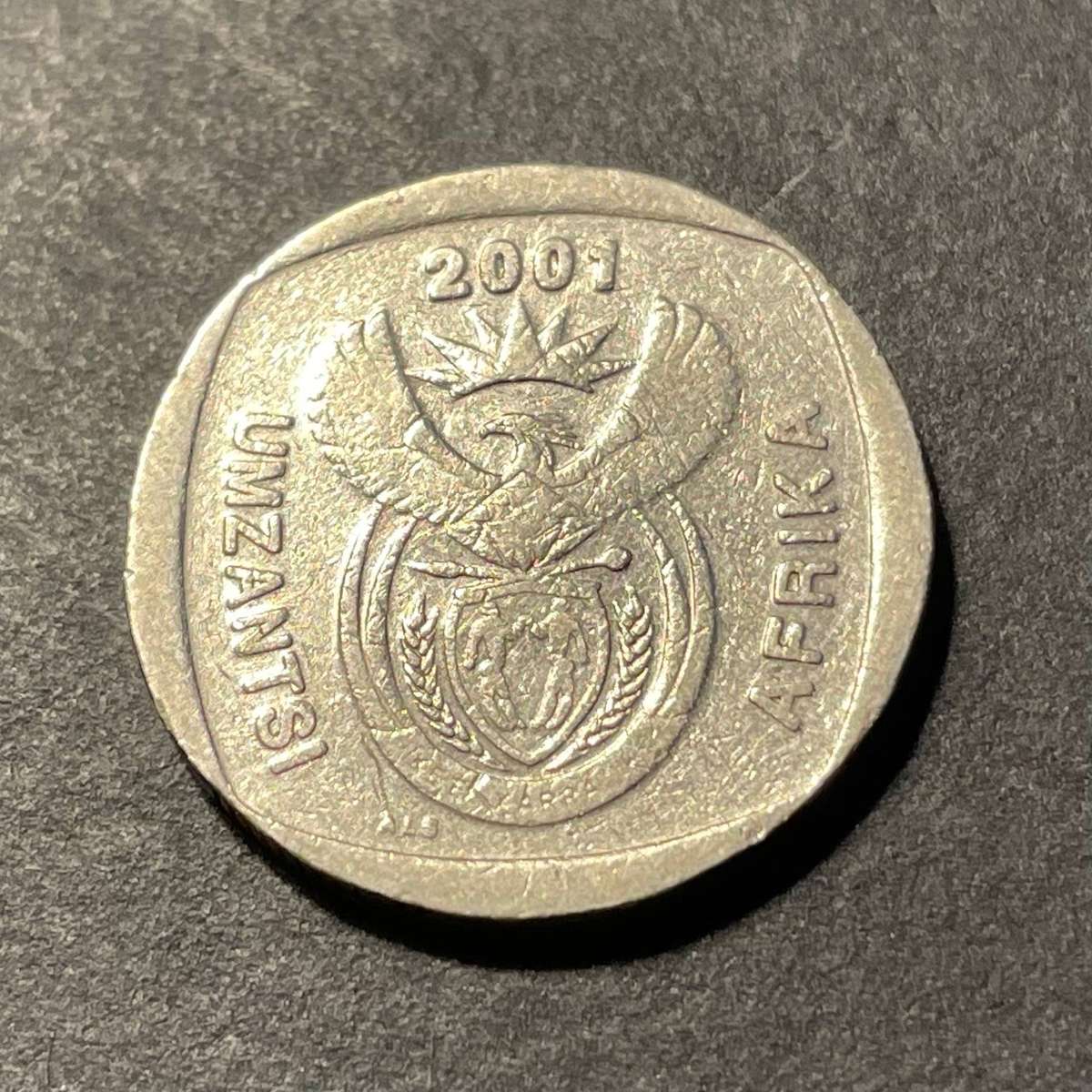 2001 South African 2 rand coin - As per photos