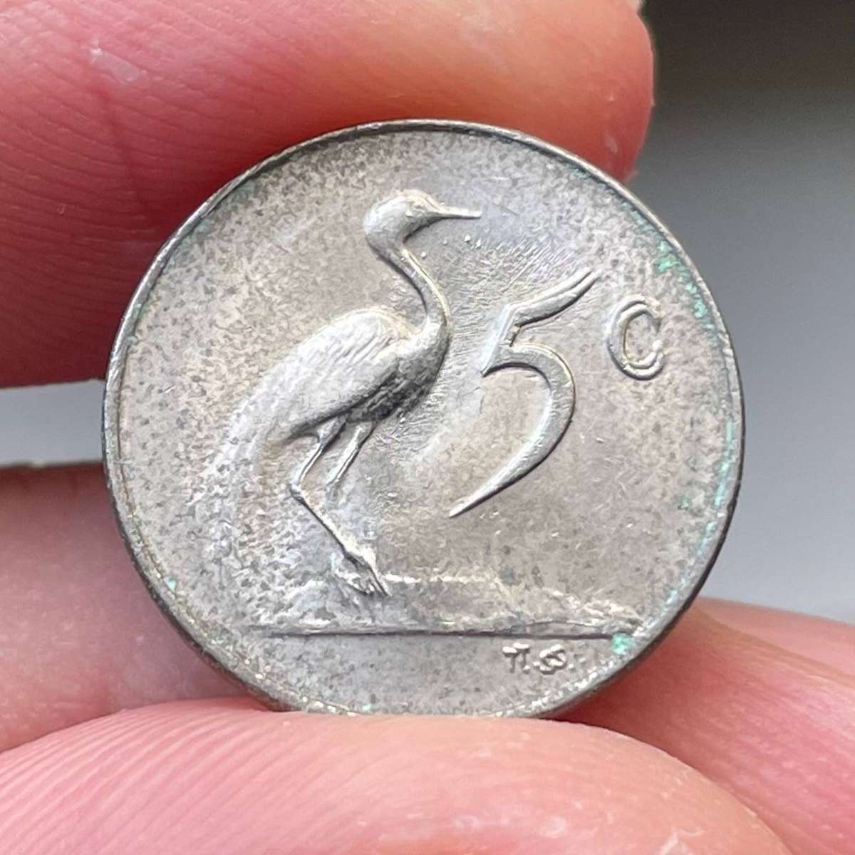Rare error 1965 5 cent - Double die reverse variety