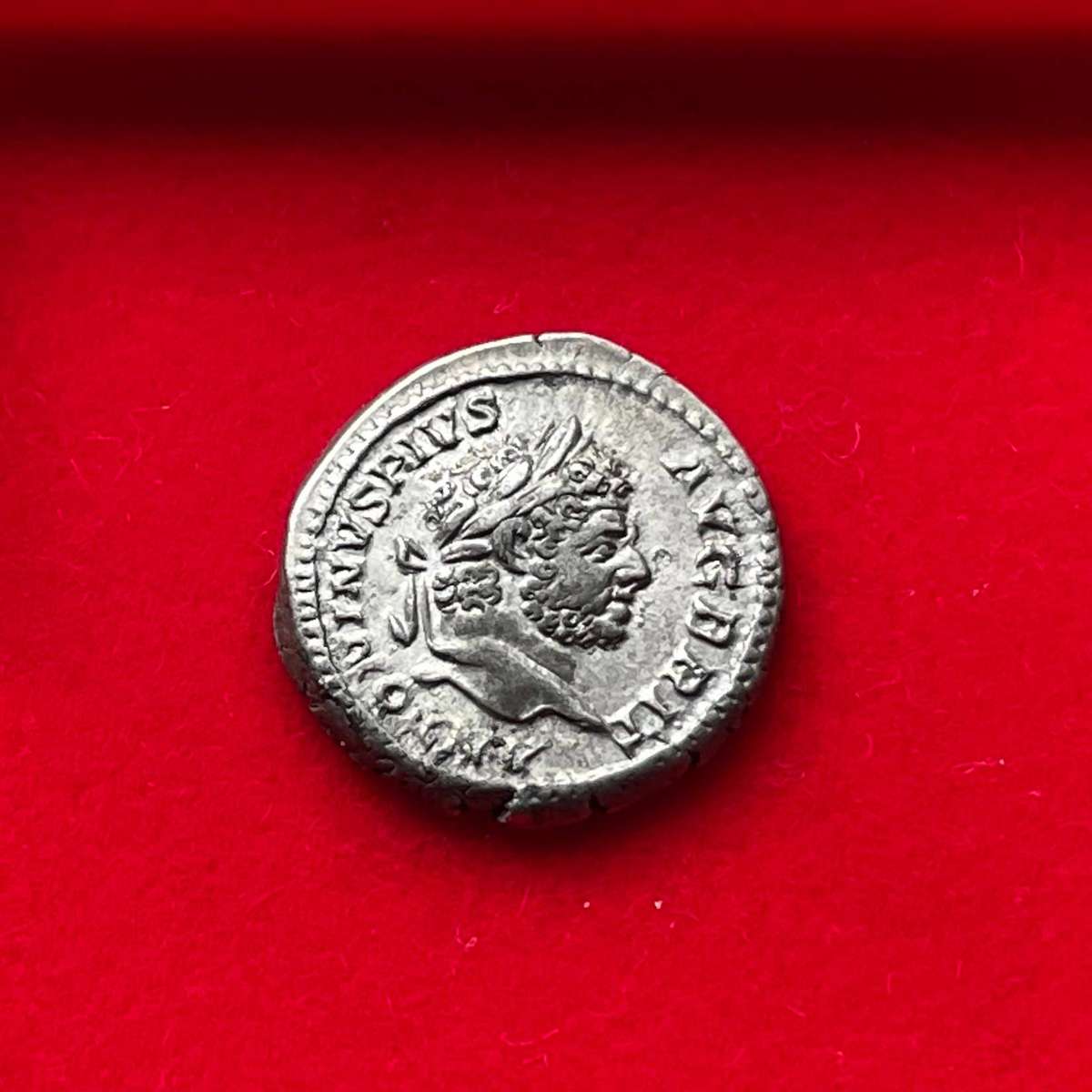 Excellent ancient Roman silver denarius of Emperor Caracalla, possibly Romes worst emperor ever