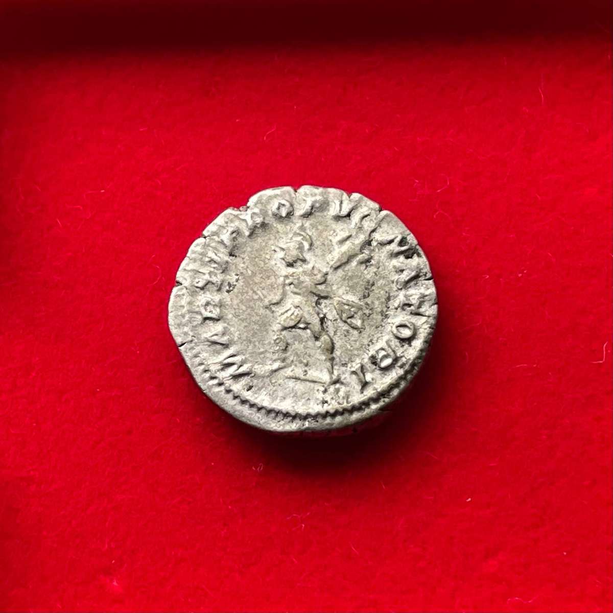 Excellent ancient Roman silver denarius of Emperor Caracalla, possibly Romes worst emperor ever