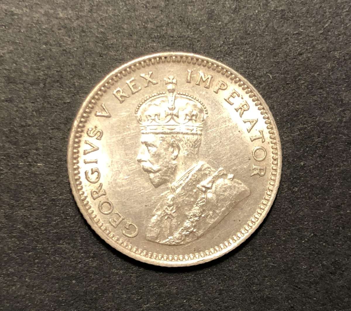 Rare a/UNC 1936 SA Union silver 6 pence coin - High catalogue value