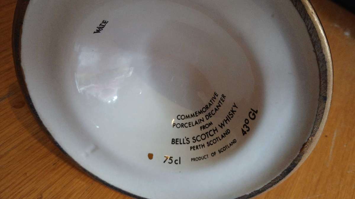 Bell's Scotch Whiskey - Commemorative Porcelain Decanter