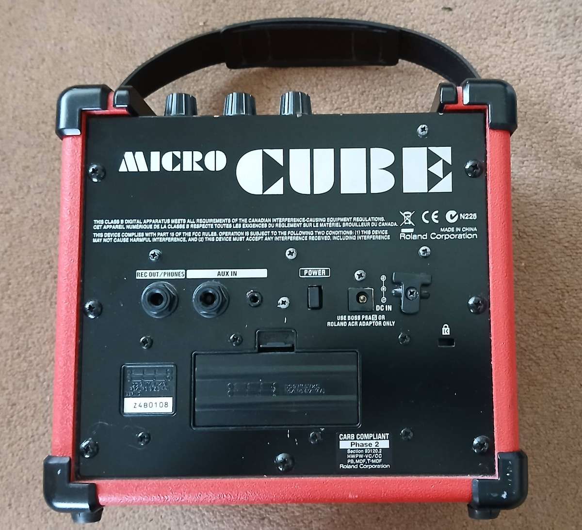 Roland Micro CUBE guitar amp