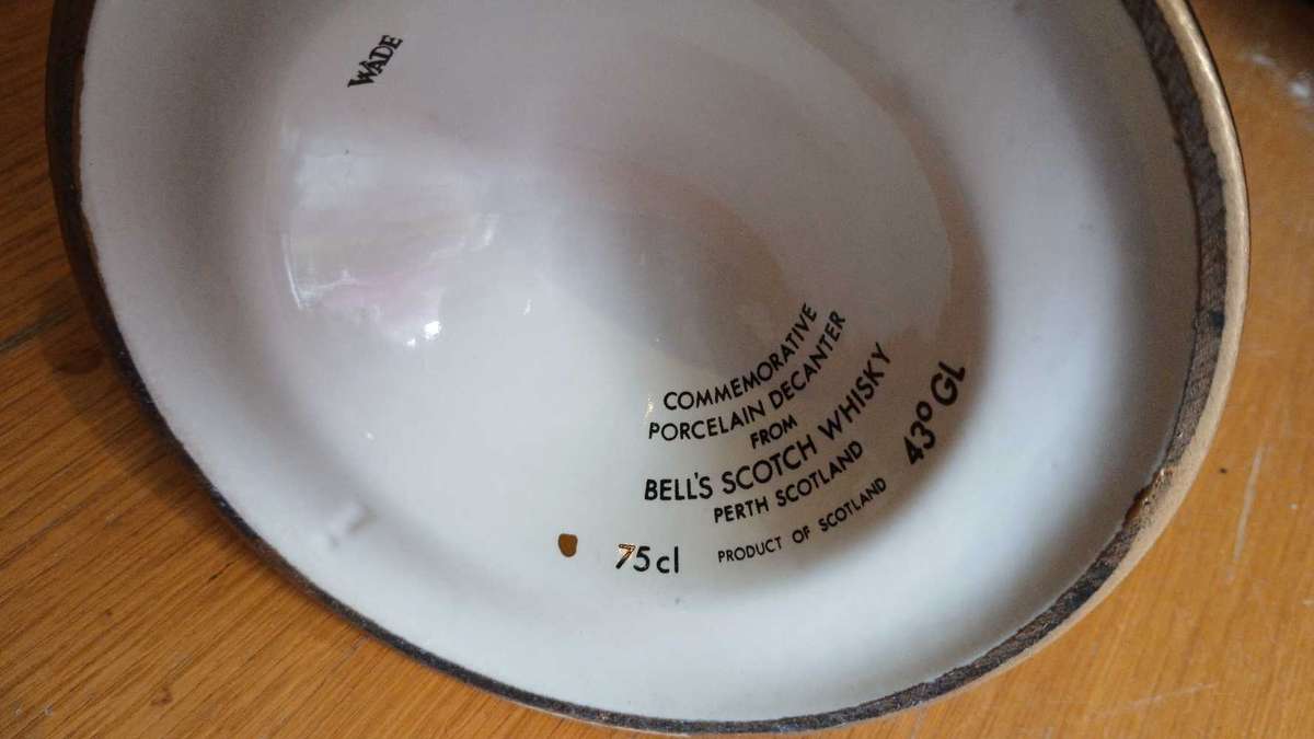 Bell's Scotch Whiskey - Commemorative Porcelain Decanter