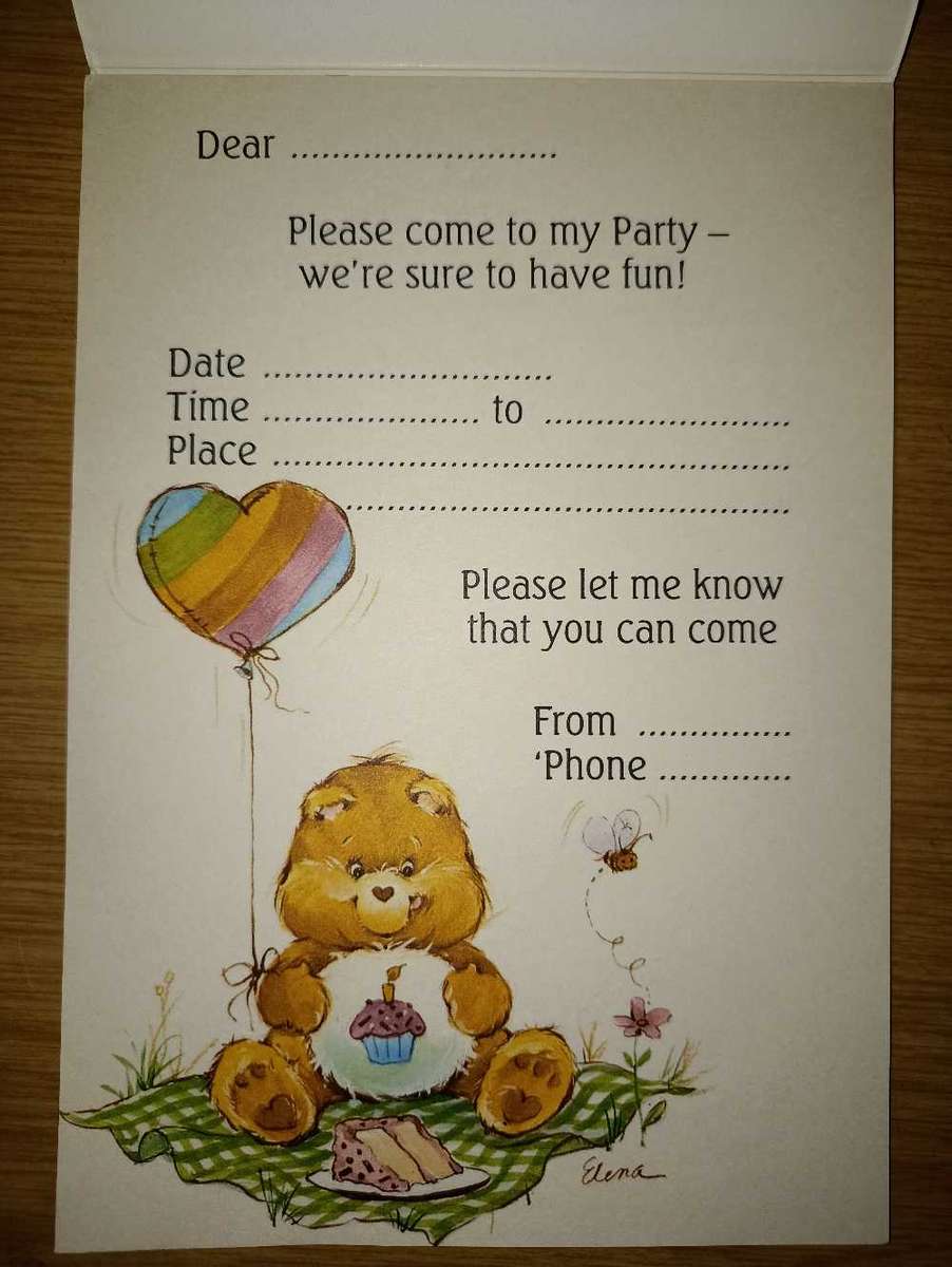 Party Invitation Pad with 25 Pages - Nr 3