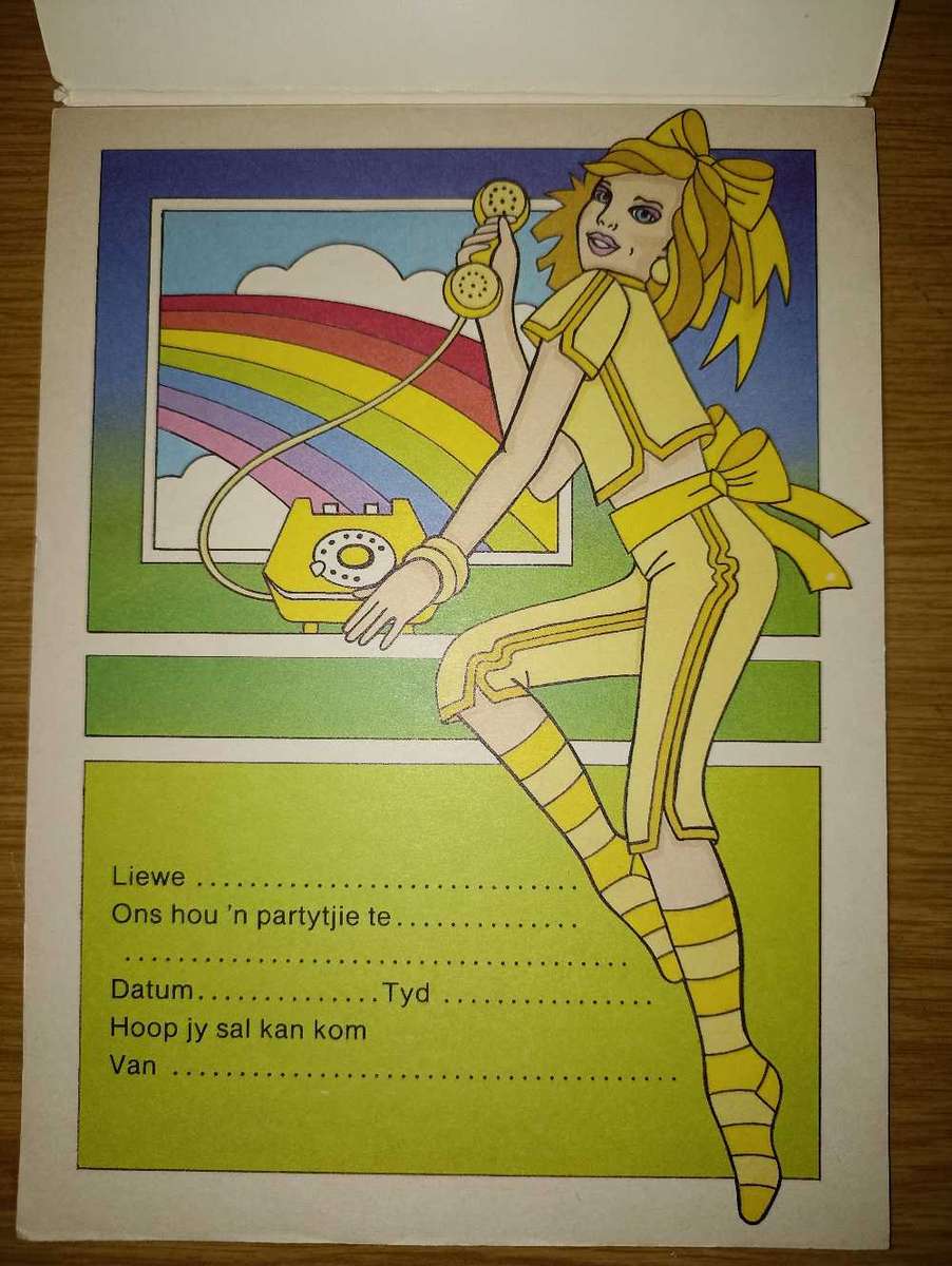 Party Invitation Pad with 30 pages - Nr 4