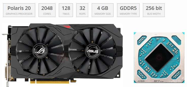 ASUS ROG STRIX RX570 4GB GAMING  ** GAMING GRAPHICS CARD ** GOOD CONDITION ** WARRANTY **