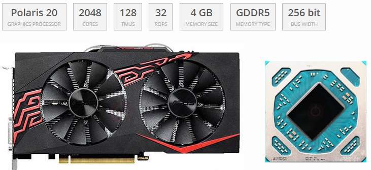 ASUS RX 570 4GB EXPEDITION  ** GAMING GRAPHICS CARD ** GOOD CONDITION ** WARRANTY **