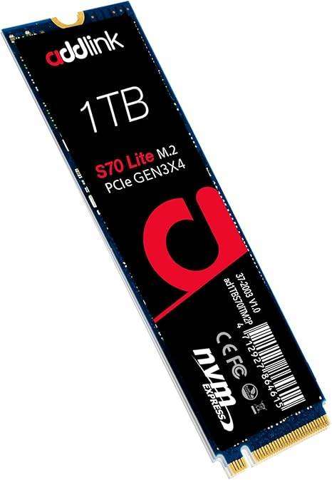 Addlink 1TB NVMe  - Solid State Drive - Good Condition - Warranty