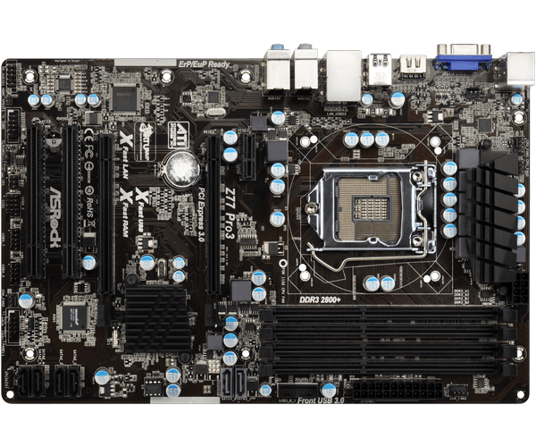 Asrock Z77 Pro 3 - Gaming Motherboard - Good Condition - Warranty
