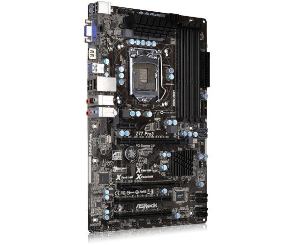 Asrock Z77 Pro 3 - Gaming Motherboard - Good Condition - Warranty