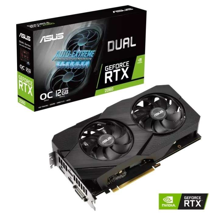 Asus Rtx 2060 12G Dual Evo - Gaming Graphics Card - Good Condition - Warranty