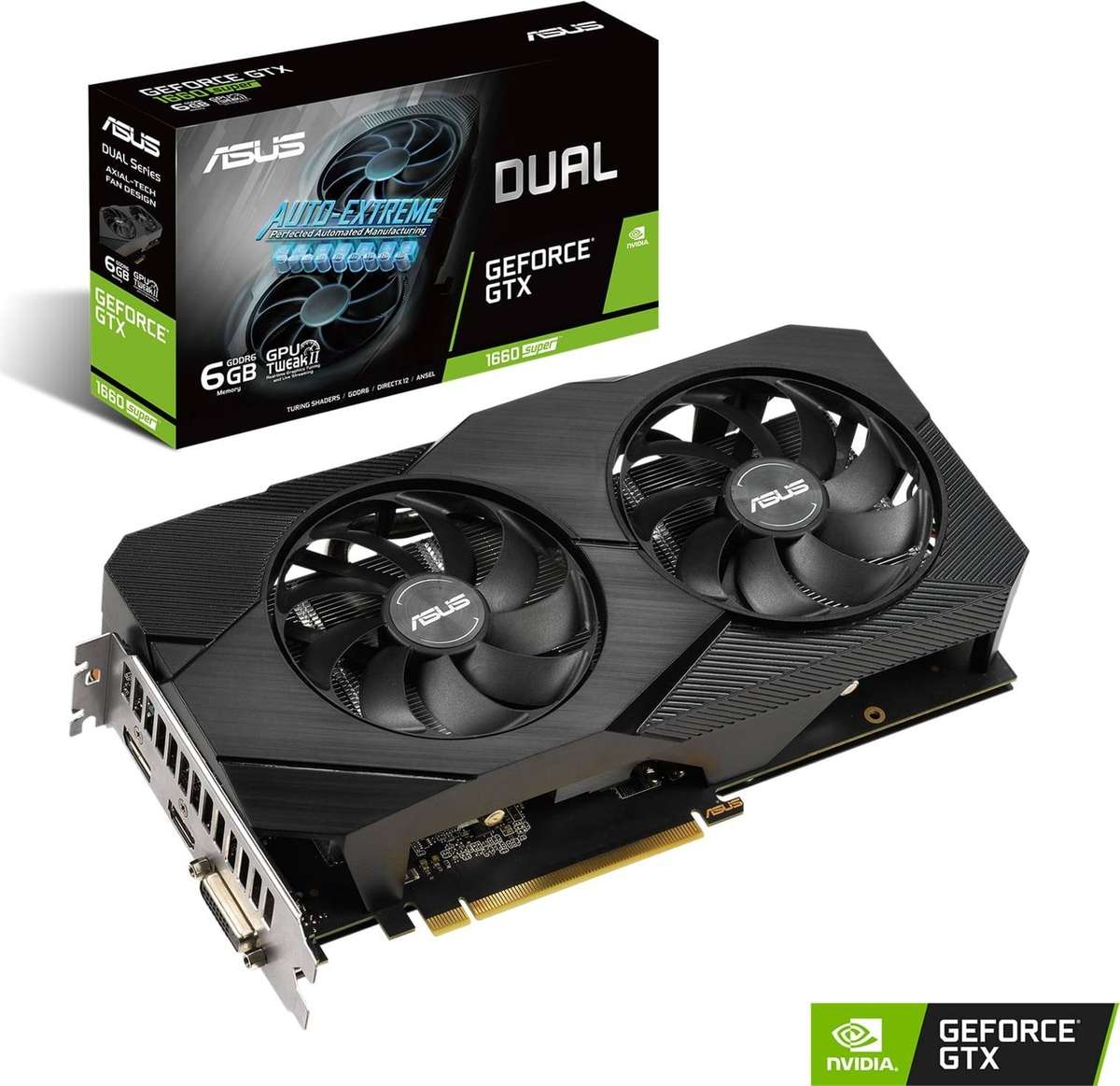 Asus Gtx 1660 6G Super Dual Evo OC - Gaming Graphics Card - Good Condition - Warranty