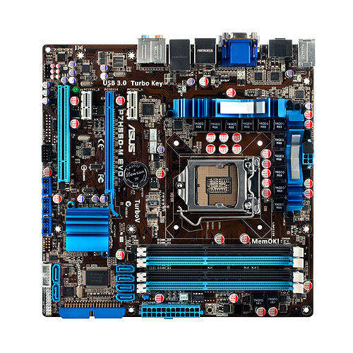 Asus P7H550D-M - Gaming Motherboard - Good Condition - Warranty