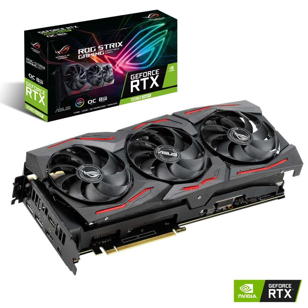 ASUS STRIX RTX 2080 SUPER 8GB OC ** GAMING GRAPHICS CARD ** GOOD CONDITION ** WARRANTY **