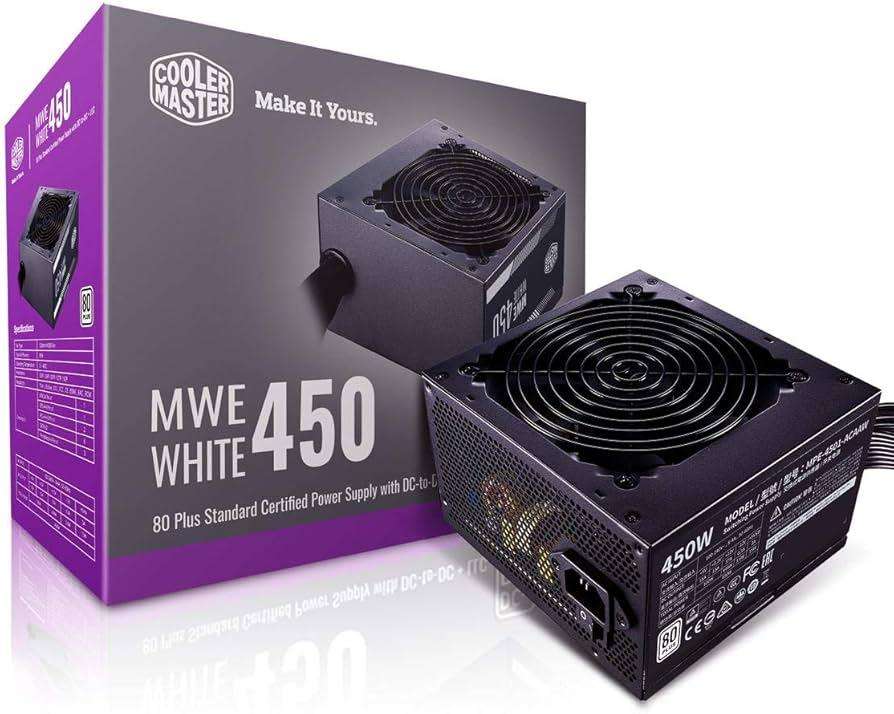 Cooler Master MWE 45OW - 80 Plus Power Supply - Good Condition - Warranty